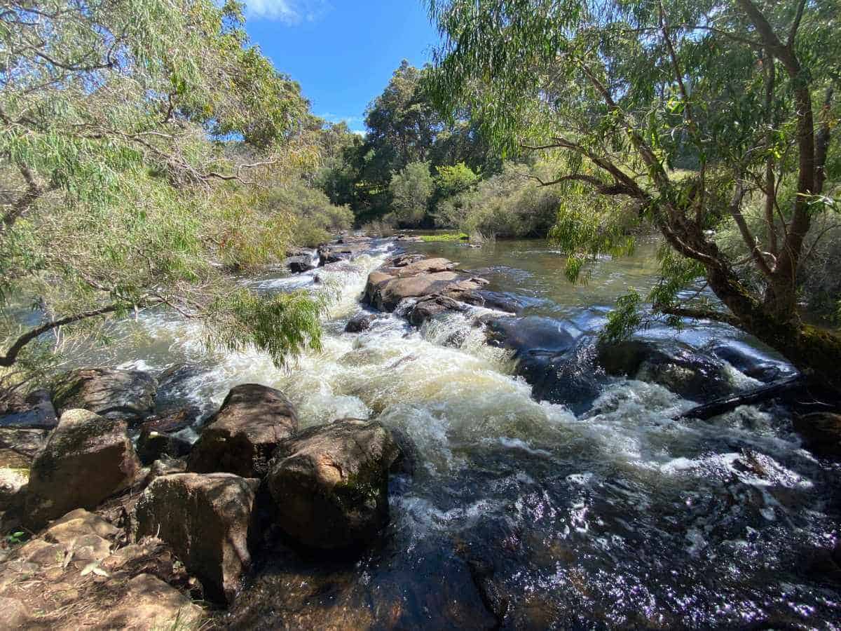 kevill road waterfall margaret river in spring
